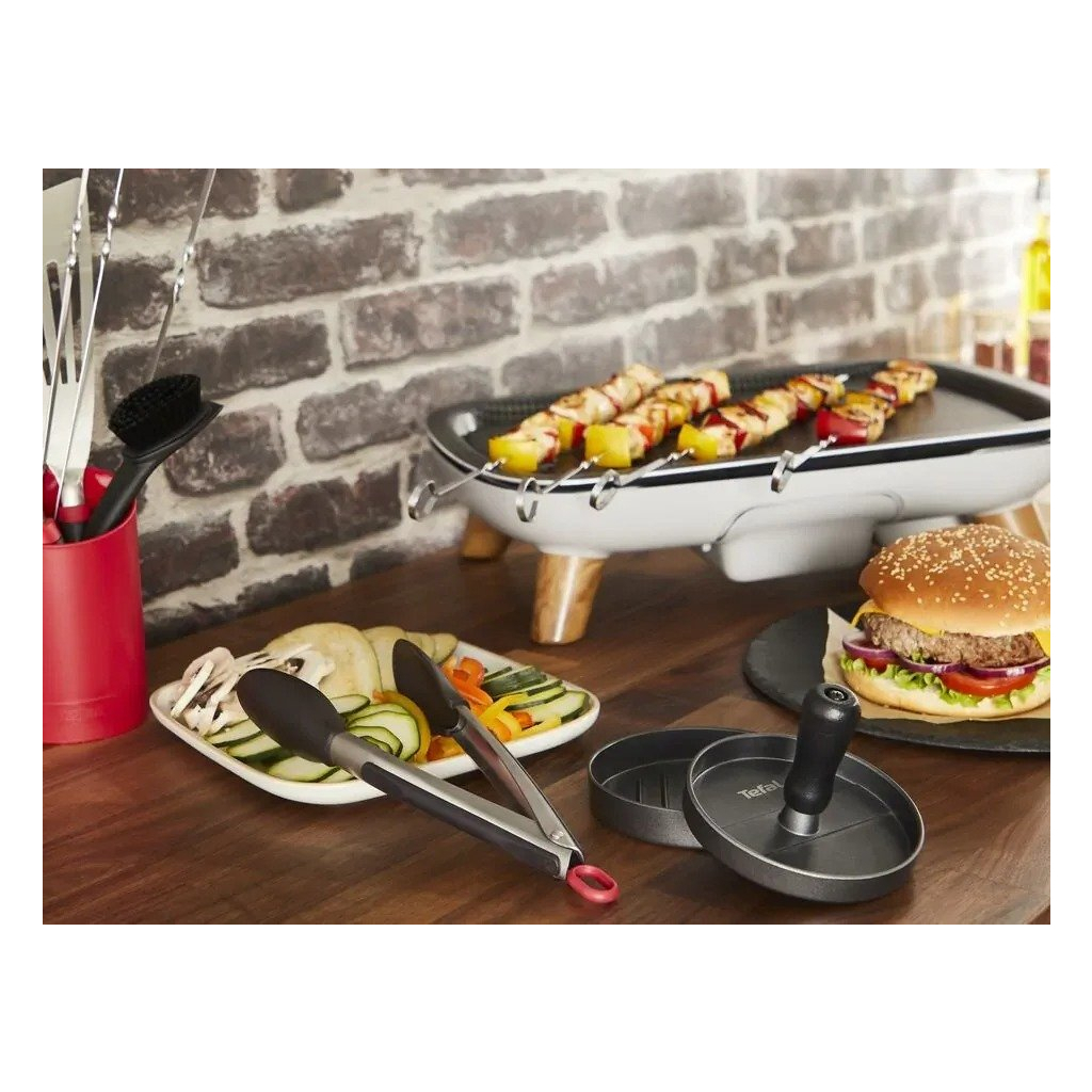 Аксесуар для барбекю Tefal K1851134 Прес для бургерів - фото 5 Аксесуар для барбекю Tefal K1851134 Прес для бургерів - фото 5