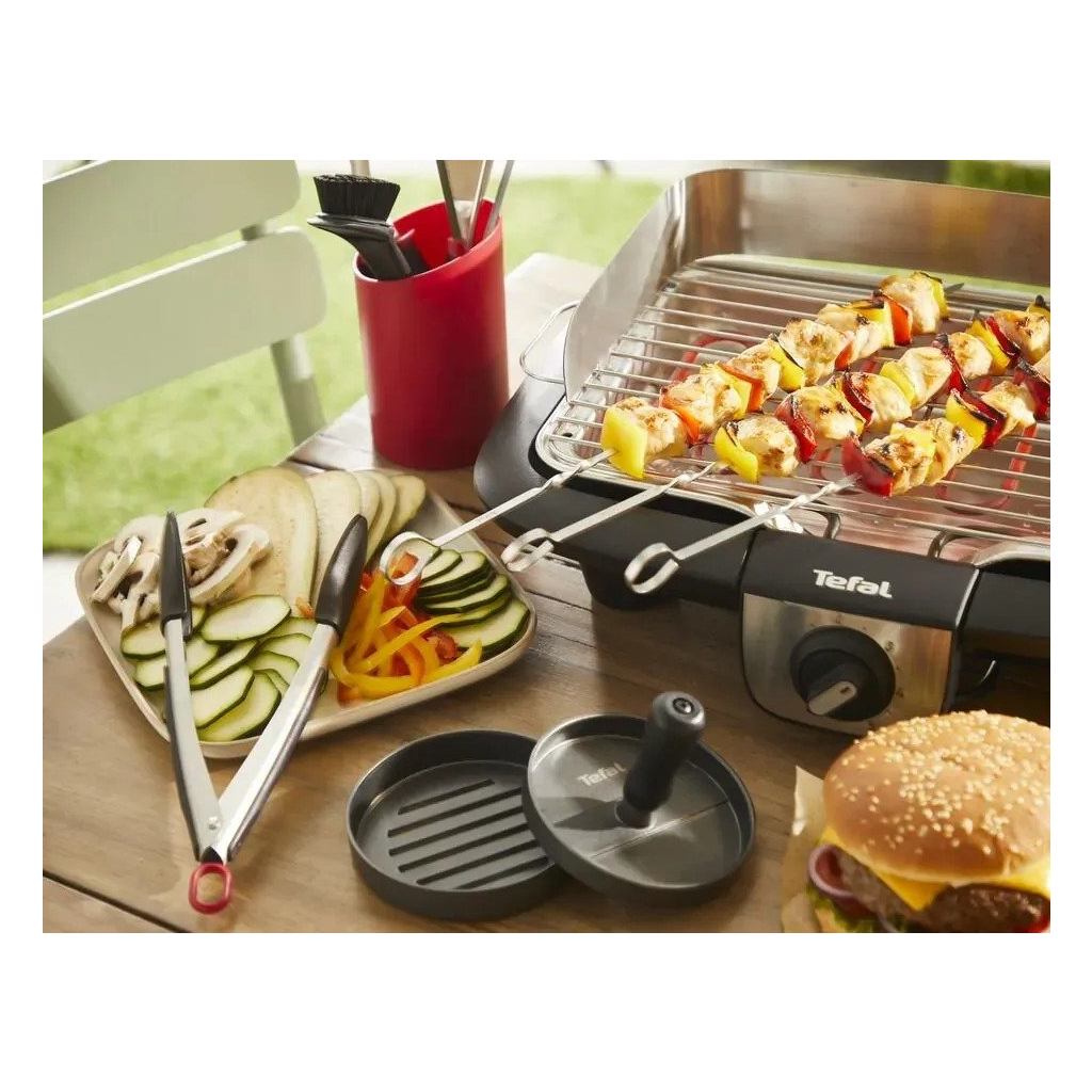 Аксесуар для барбекю Tefal K1851134 Прес для бургерів - фото 6 Аксесуар для барбекю Tefal K1851134 Прес для бургерів - фото 6