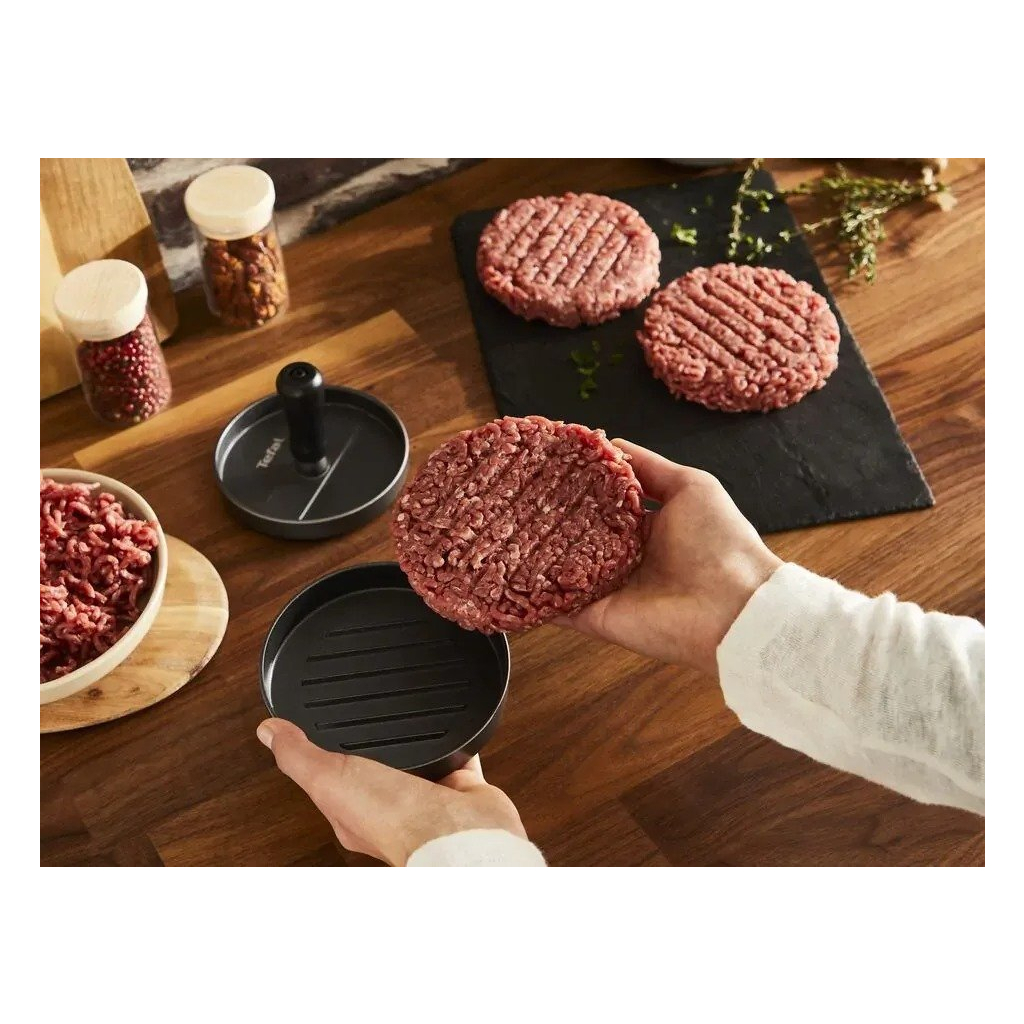 Аксесуар для барбекю Tefal K1851134 Прес для бургерів - фото 7 Аксесуар для барбекю Tefal K1851134 Прес для бургерів - фото 7