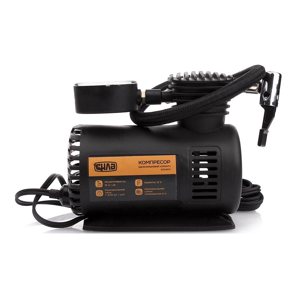 Автомобільний компресор СИЛА МІНІ 15 л / хв 7 А (900400) Автомобільний компресор СИЛА МІНІ 15 л / хв 7 А (900400)