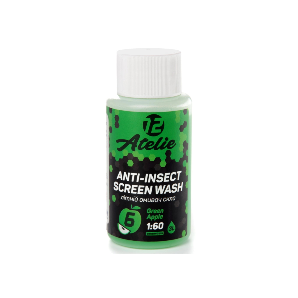 Омивач автомобільний 12 Atelie коцентрат з ароматом Зелене яблуко 50 мл (951905)