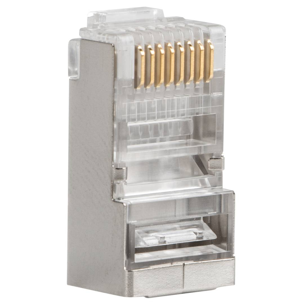 Конектор RJ45 cat.5e STP 8P8C 100шт/пак Kingda (KDPG8015/100) - фото 2 Конектор RJ45 cat.5e STP 8P8C 100шт/пак Kingda (KDPG8015/100) - фото 2