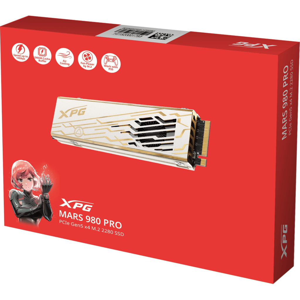 Накопичувач SSD M.2 2280 4TB XPG MARS 980 PRO ADATA (SMAR-980P-4TCI) - фото 7 Накопичувач SSD M.2 2280 4TB XPG MARS 980 PRO ADATA (SMAR-980P-4TCI) - фото 7