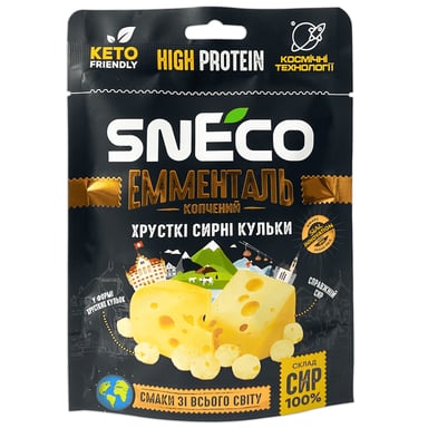 Сир сушений snEco Емменталь 28 г (4823095816983) - фото 1