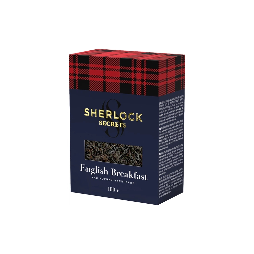 Чай Sherlock Secrets English Breakfast чорний листовий 100 г (shs.00902) - фото 1