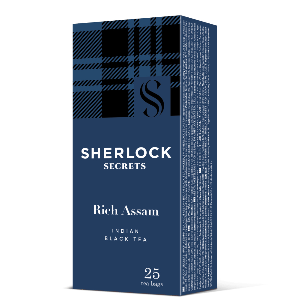 Чай Sherlock Secrets Rich Assam чорний 25х2 г (shs.01176) Чай Sherlock Secrets Rich Assam чорний 25х2 г (shs.01176)