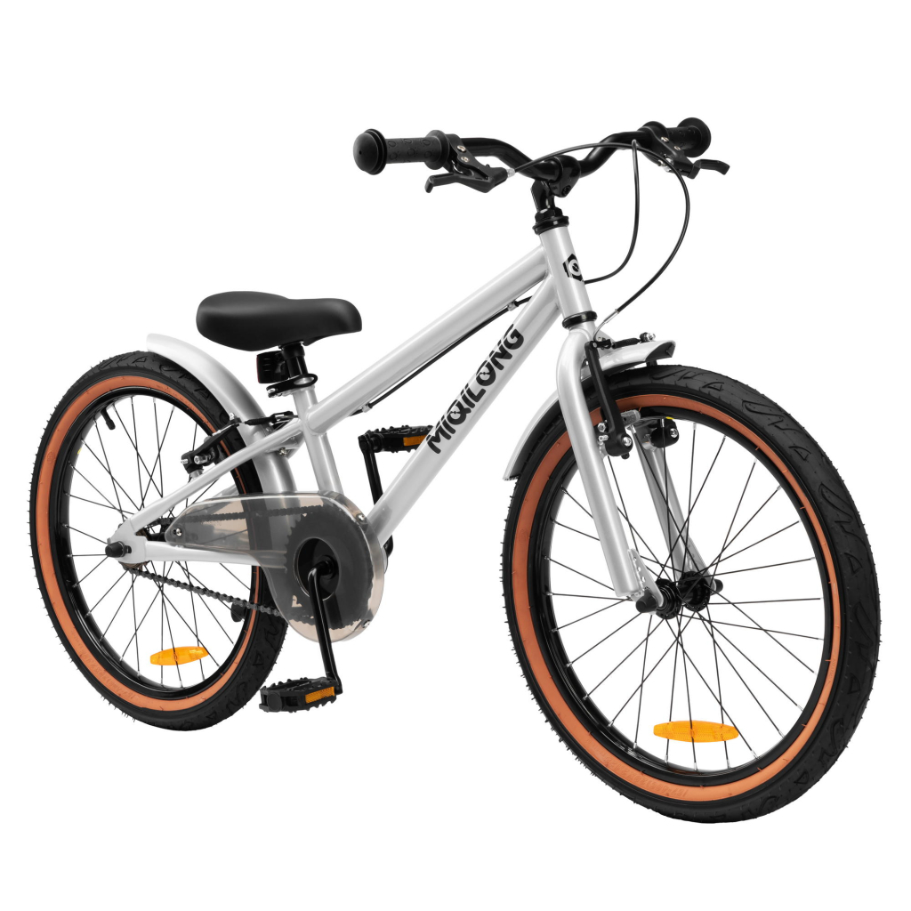 Дитячий велосипед Miqilong ST 20" срібний (RBB-ST20-SILVER) - фото 1