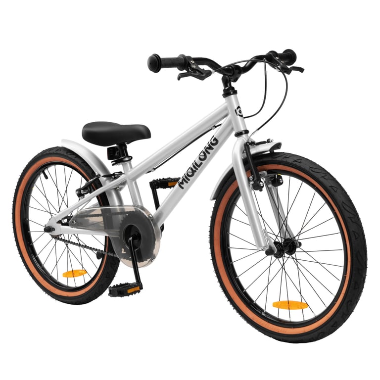 Дитячий велосипед Miqilong ST 20" срібний (RBB-ST20-SILVER) - фото 1