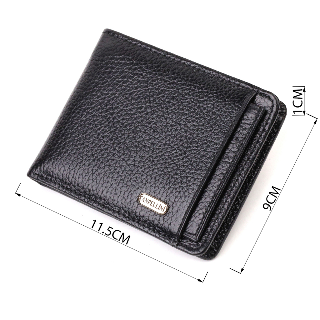 Гаманець Canpellini З натуральної шкіри Чорний (21875) - фото 3 Гаманець Canpellini З натуральної шкіри Чорний (21875) - фото 3
