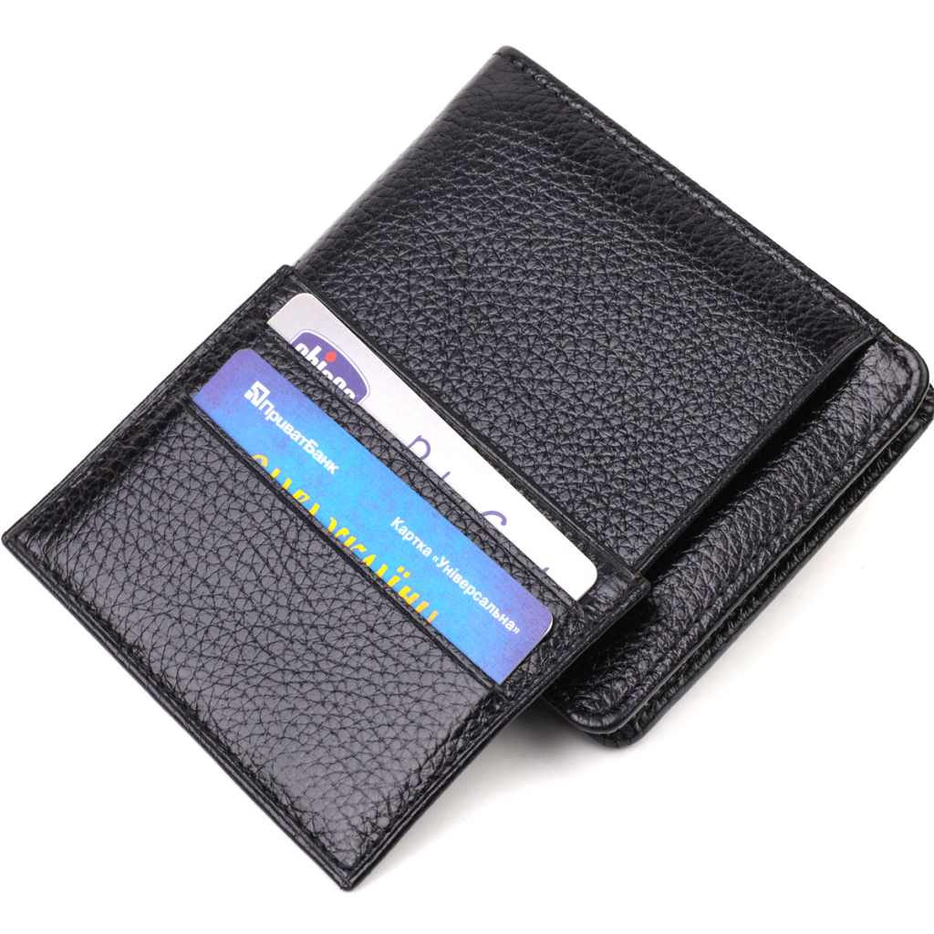 Гаманець Canpellini З натуральної шкіри Чорний (21875) - фото 5 Гаманець Canpellini З натуральної шкіри Чорний (21875) - фото 5