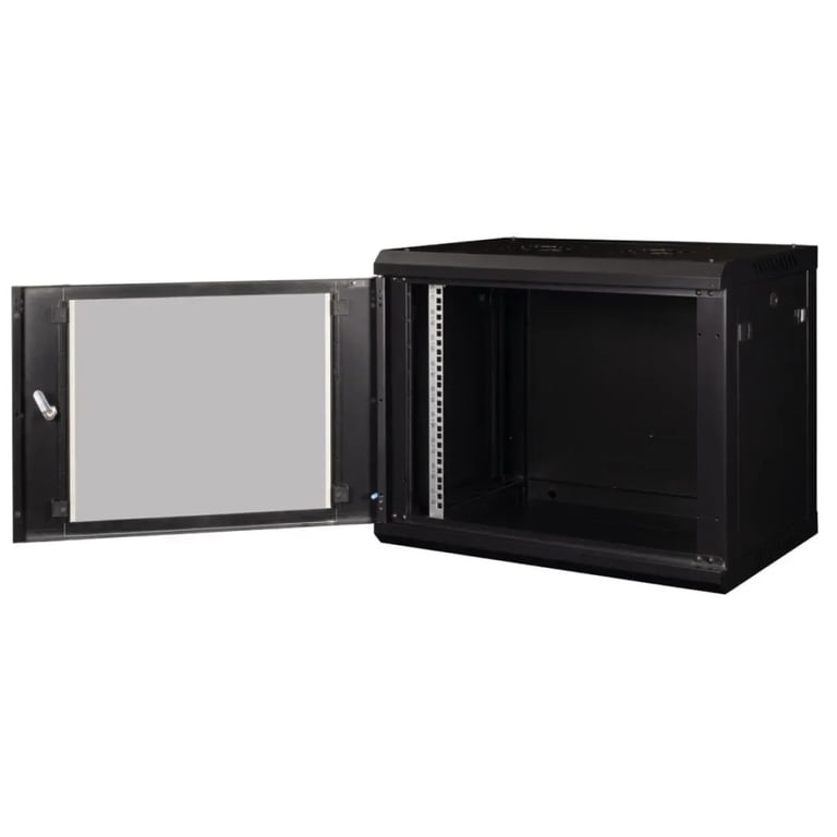 Шафа настінна Hypernet 9U 19" 600x450 ProLine (PL-WMNC-9U-BLACK) - фото 4