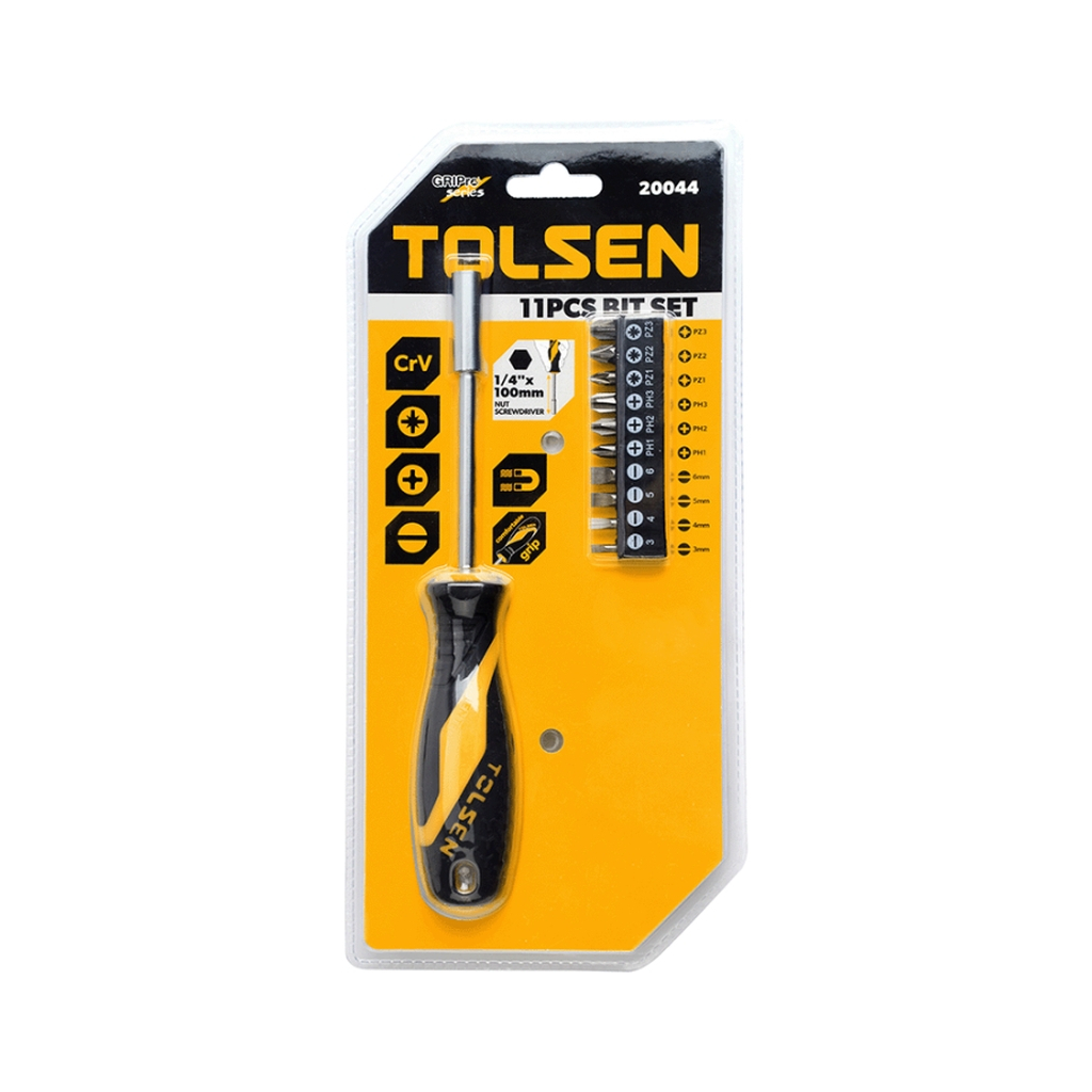 Викрутка Tolsen 11 насадок (20044) - фото 2 Викрутка Tolsen 11 насадок (20044) - фото 2
