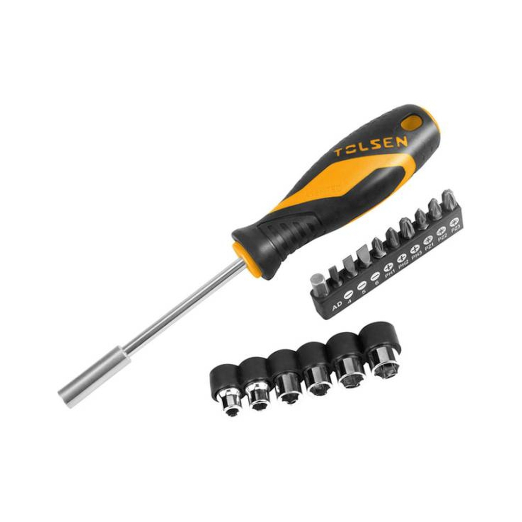 Викрутка Tolsen 17 насадок (20045)