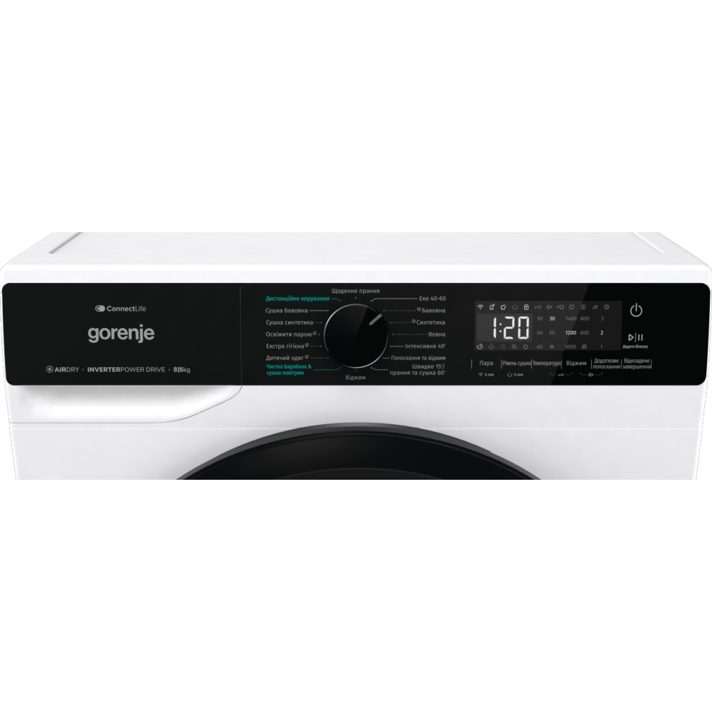 Пральна машина Gorenje WD2PA854ADW - фото 7 Пральна машина Gorenje WD2PA854ADW - фото 7