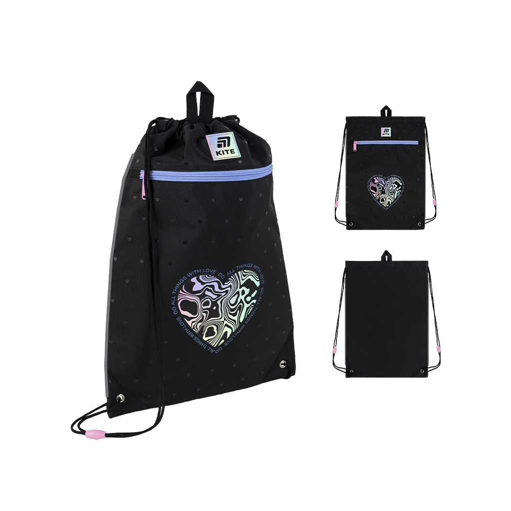 Сумка для взуття Kite 601M Love is (K25-601M-5) Сумка для взуття Kite 601M Love is (K25-601M-5)