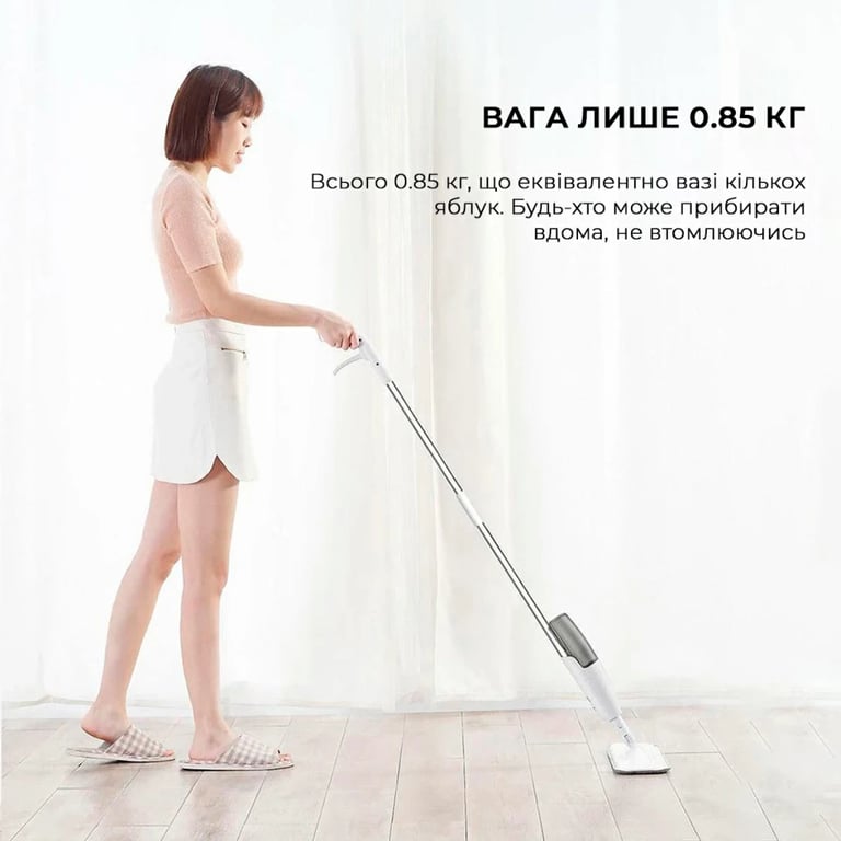 Пилосос Deerma Spray Mop White (TB500) - фото 4