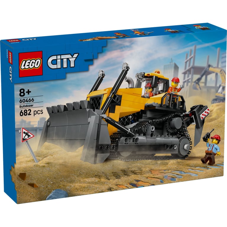 Конструктор LEGO City Жовтий бульдозер (60466) - фото 1