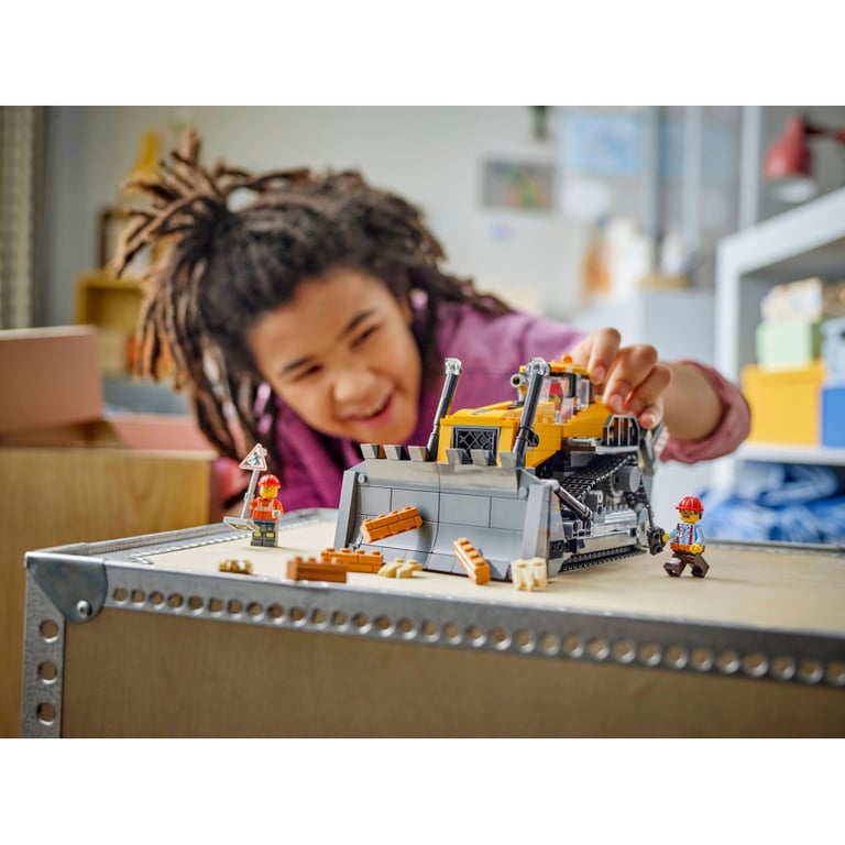 Конструктор LEGO City Жовтий бульдозер (60466) - фото 10