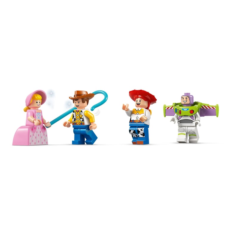 Конструктор LEGO Disney та Pixar Святкування з Історії іграшок: поїзд та авто для гонок (43264) - фото 3