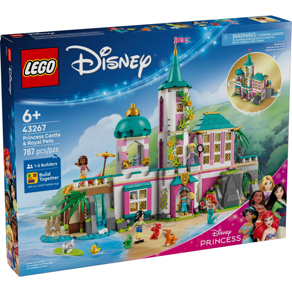 Конструктор LEGO Disney Замок принцеси та королівські улюбленці (43267) Конструктор LEGO Disney Замок принцеси та королівські улюбленці (43267)