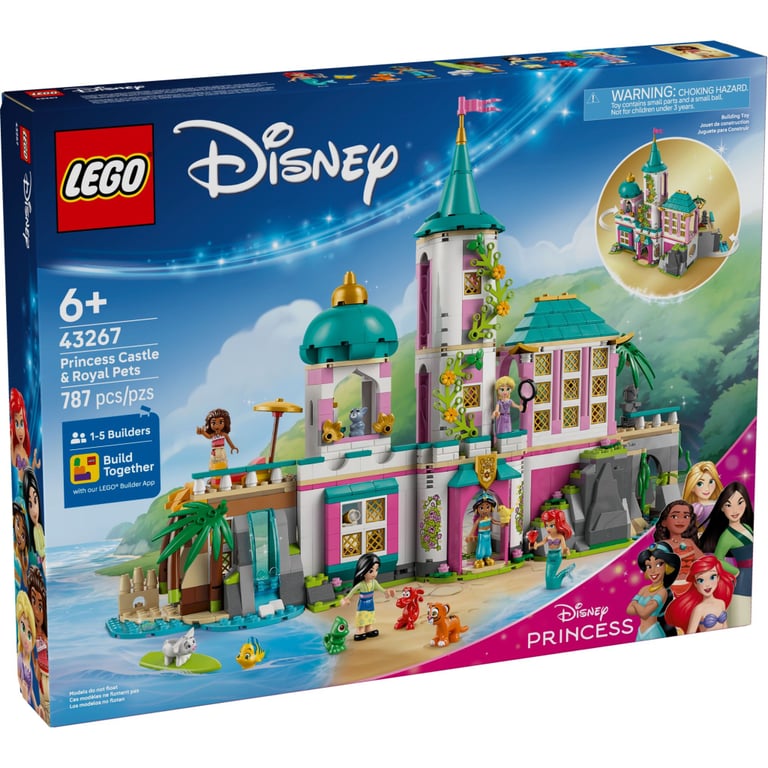 Конструктор LEGO Disney Замок принцеси та королівські улюбленці (43267) - фото 1