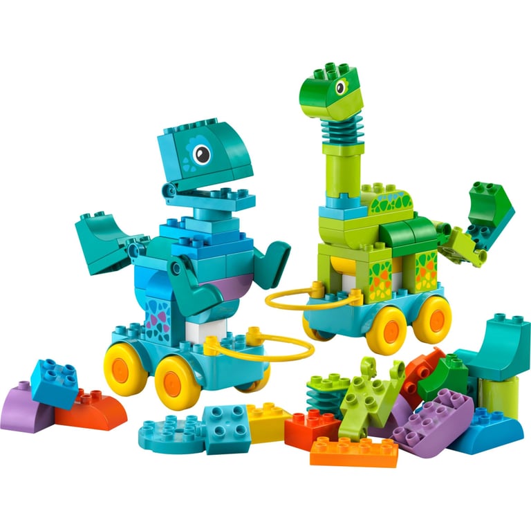 Конструктор LEGO DUPLO Динозаври на колесах 3 в 1 (10451) - фото 2