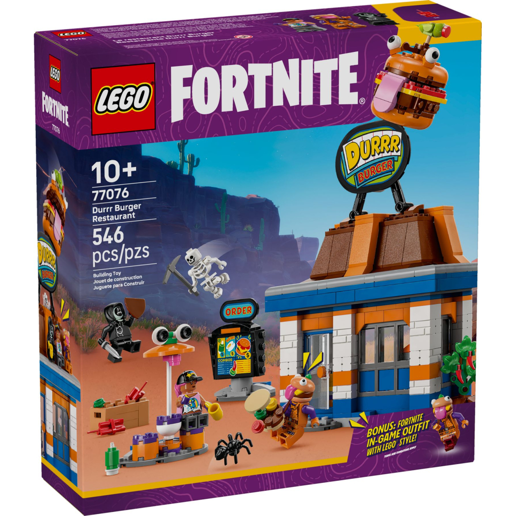 Конструктор LEGO Fortnite Durrr Burger ресторан (77076)