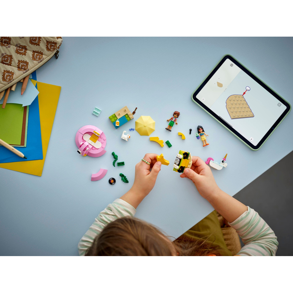 Конструктор LEGO Friends Вечірка єдинорога та фламінго біля басейну (42658) - фото 7 Конструктор LEGO Friends Вечірка єдинорога та фламінго біля басейну (42658) - фото 7