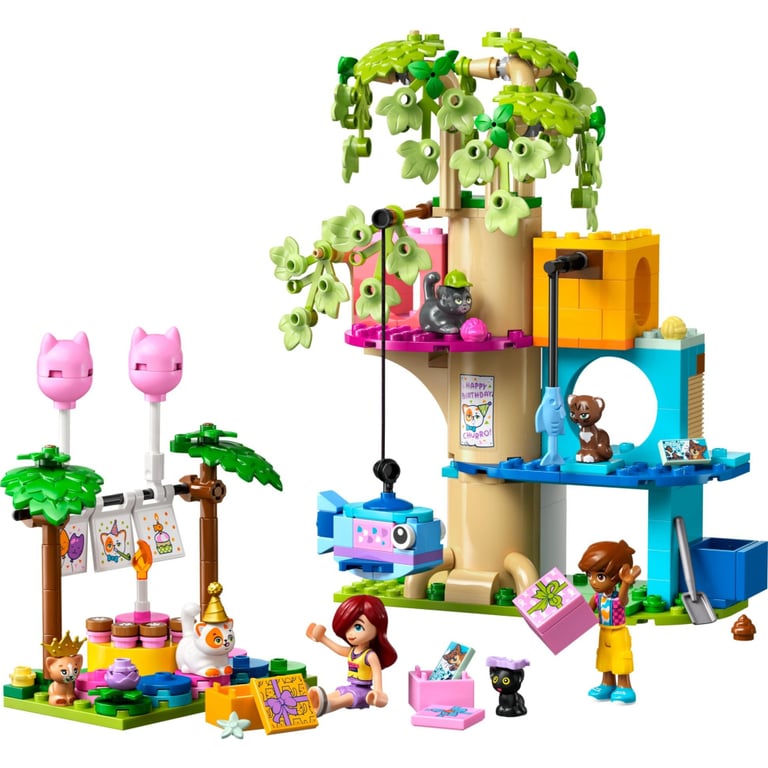 Конструктор LEGO Friends День народження кота та будинок на дереві (42666) - фото 2