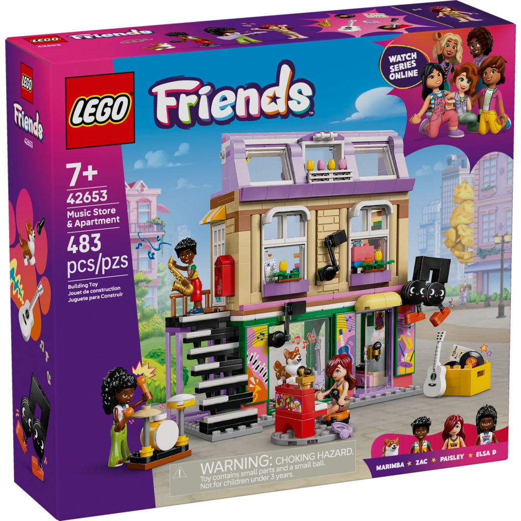 Конструктор LEGO Friends Музичний магазин та квартира (42653) Конструктор LEGO Friends Музичний магазин та квартира (42653)