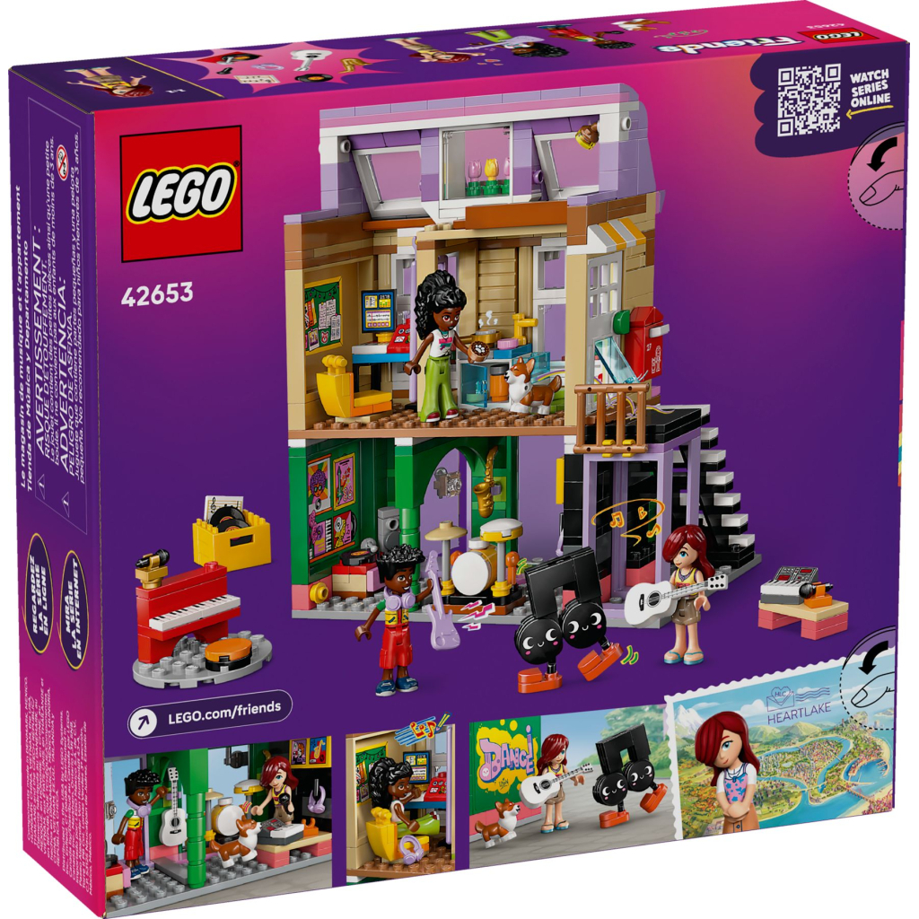 Конструктор LEGO Friends Музичний магазин та квартира (42653) - фото 11 Конструктор LEGO Friends Музичний магазин та квартира (42653) - фото 11