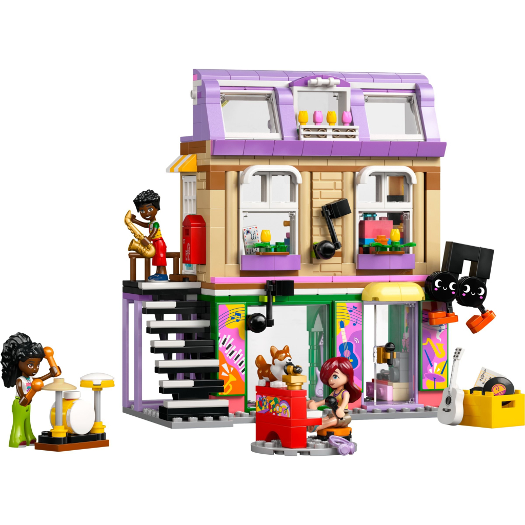 Конструктор LEGO Friends Музичний магазин та квартира (42653) - фото 2 Конструктор LEGO Friends Музичний магазин та квартира (42653) - фото 2