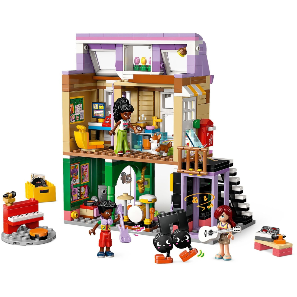 Конструктор LEGO Friends Музичний магазин та квартира (42653) - фото 3 Конструктор LEGO Friends Музичний магазин та квартира (42653) - фото 3