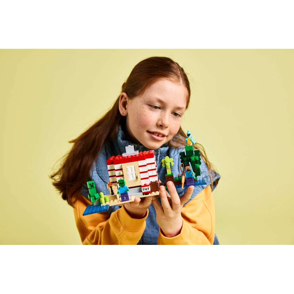 Конструктор LEGO Minecraft Будинок із вибухівки в джунглях (21275) - фото 12 Конструктор LEGO Minecraft Будинок із вибухівки в джунглях (21275) - фото 12