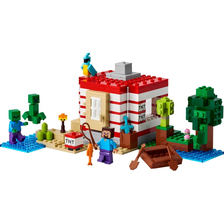 Конструктор LEGO Minecraft Будинок із вибухівки в джунглях (21275) - фото 2