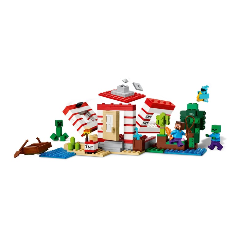 Конструктор LEGO Minecraft Будинок із вибухівки в джунглях (21275) - фото 5