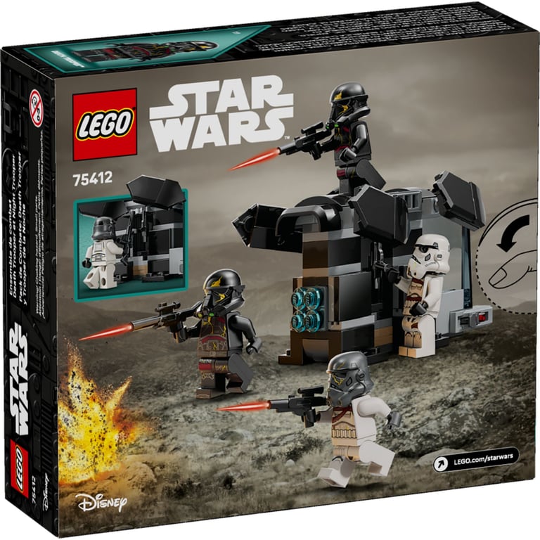 Конструктор LEGO Star Wars Бойовий набір «Боєць смерті та Нічний піхотинець» (75412-) - фото 7