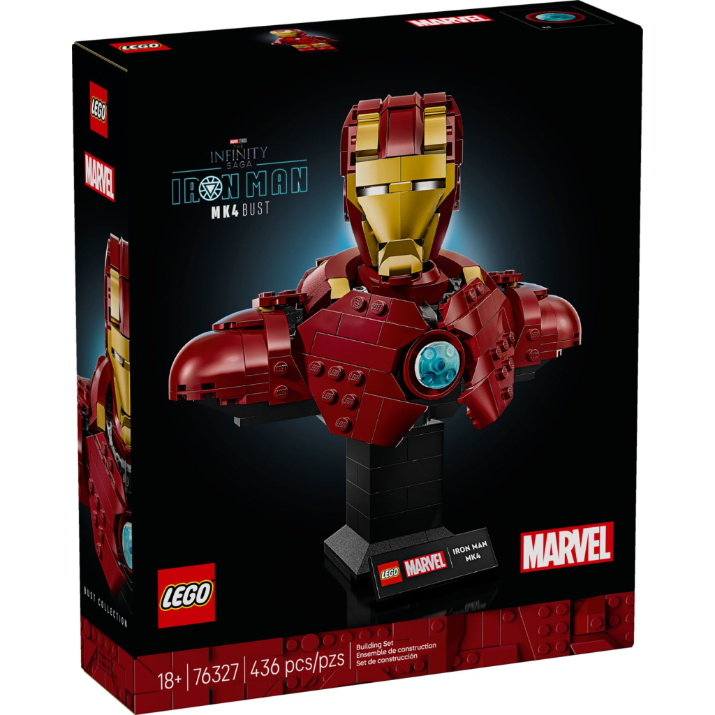 Конструктор LEGO Marvel Погруддя Залізної Людини MK4 (76327) - фото 1 Конструктор LEGO Marvel Погруддя Залізної Людини MK4 (76327) - фото 1