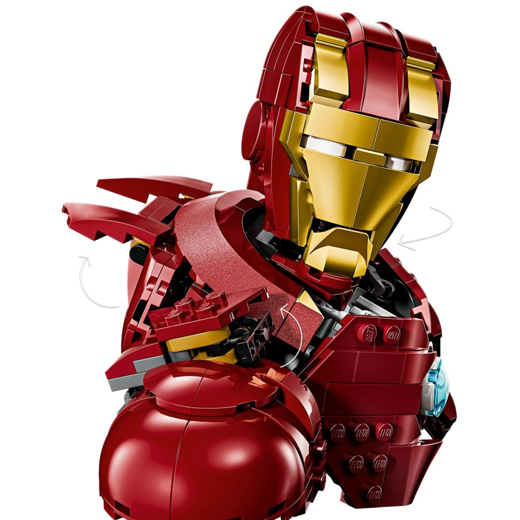 Конструктор LEGO Marvel Погруддя Залізної Людини MK4 (76327) - фото 3 Конструктор LEGO Marvel Погруддя Залізної Людини MK4 (76327) - фото 3