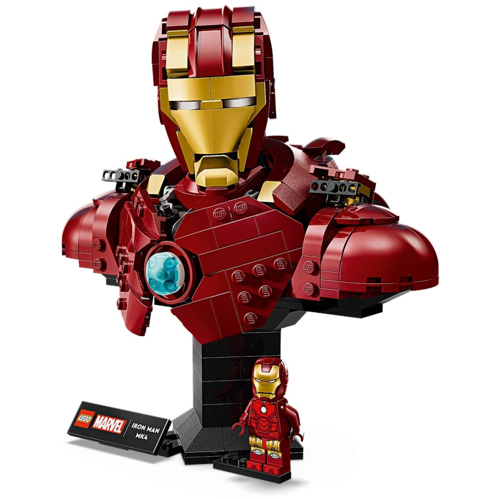 Конструктор LEGO Marvel Погруддя Залізної Людини MK4 (76327) - фото 4 Конструктор LEGO Marvel Погруддя Залізної Людини MK4 (76327) - фото 4