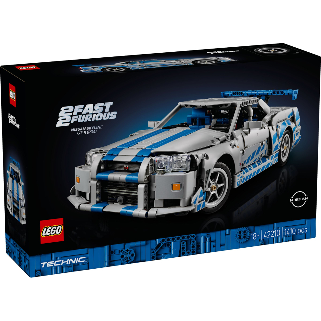 Конструктор LEGO Technic Подвійний форсаж Автомобіль Nissan Skyline GT-R (42210) - фото 1