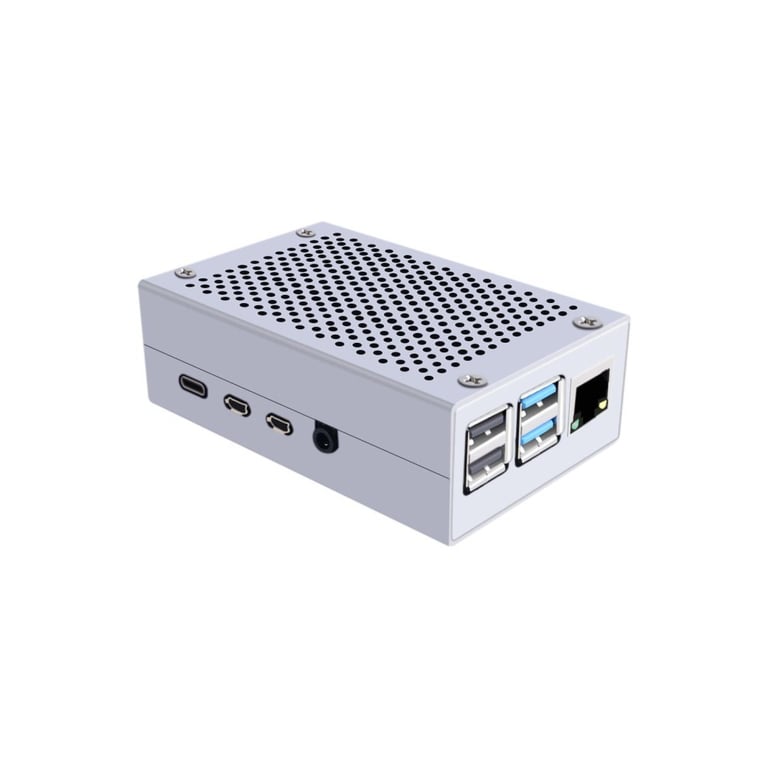 Корпус для Мікро ПК Pi HUT for Raspberry Pi 4 Alu (102500) - фото 1