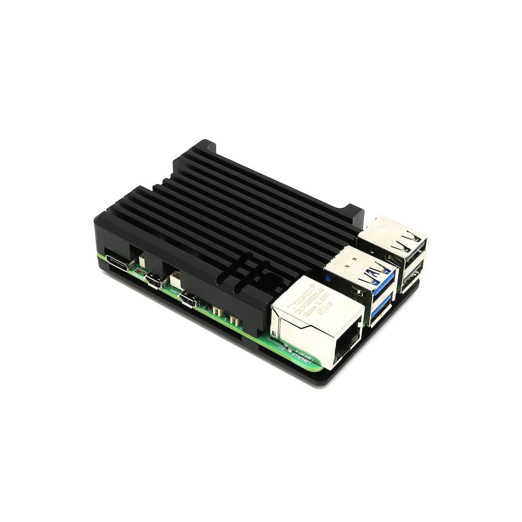 Корпус для Мікро ПК Pi HUT for Raspberry Pi 5 Aluminium Armor Radiator (105858) Корпус для Мікро ПК Pi HUT for Raspberry Pi 5 Aluminium Armor Radiator (105858)