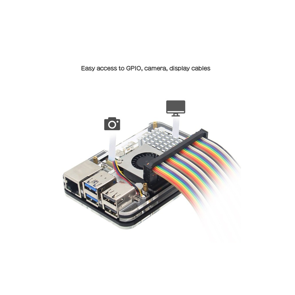 Корпус для Мікро ПК KUONGSHUN for Raspberry Pi 5 (RA797) - фото 4 Корпус для Мікро ПК KUONGSHUN for Raspberry Pi 5 (RA797) - фото 4