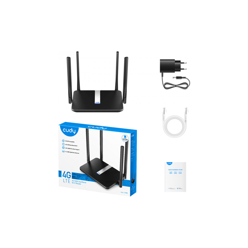 Маршрутизатор Cudy LT500_EU_V2.0 - фото 5 Маршрутизатор Cudy LT500_EU_V2.0 - фото 5