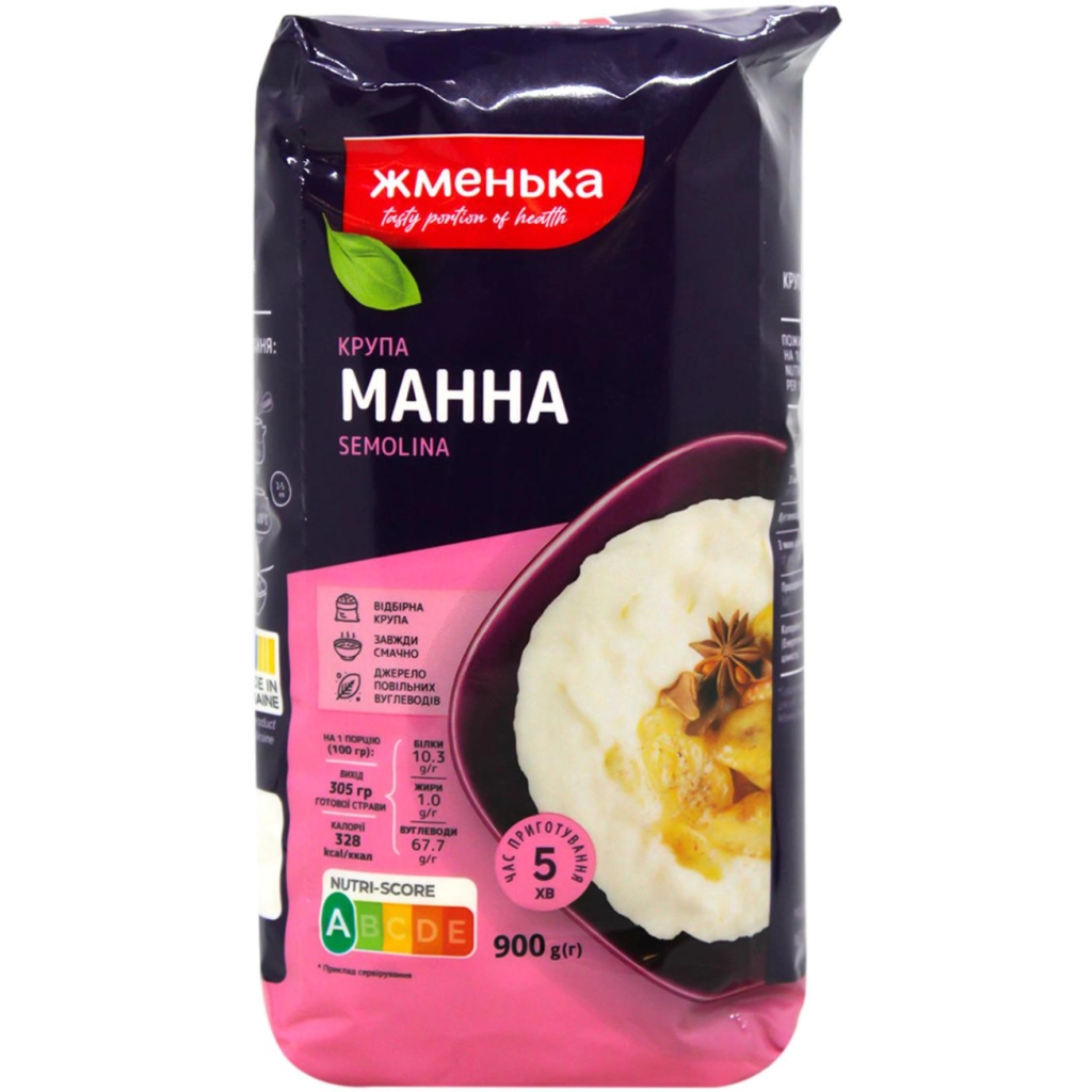 Крупа Жменька Манна 900 г (4820038700071) Крупа Жменька Манна 900 г (4820038700071)