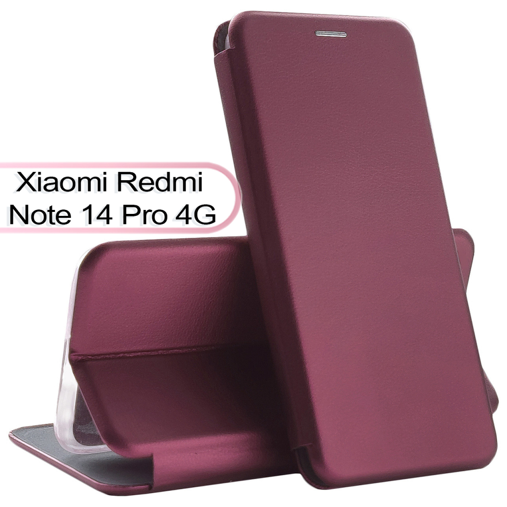 Чохол до мобільного телефона BeCover Exclusive Xiaomi Redmi Note 14 Pro 4G Red Wine (713525) - фото 1 Чохол до мобільного телефона BeCover Exclusive Xiaomi Redmi Note 14 Pro 4G Red Wine (713525) - фото 1