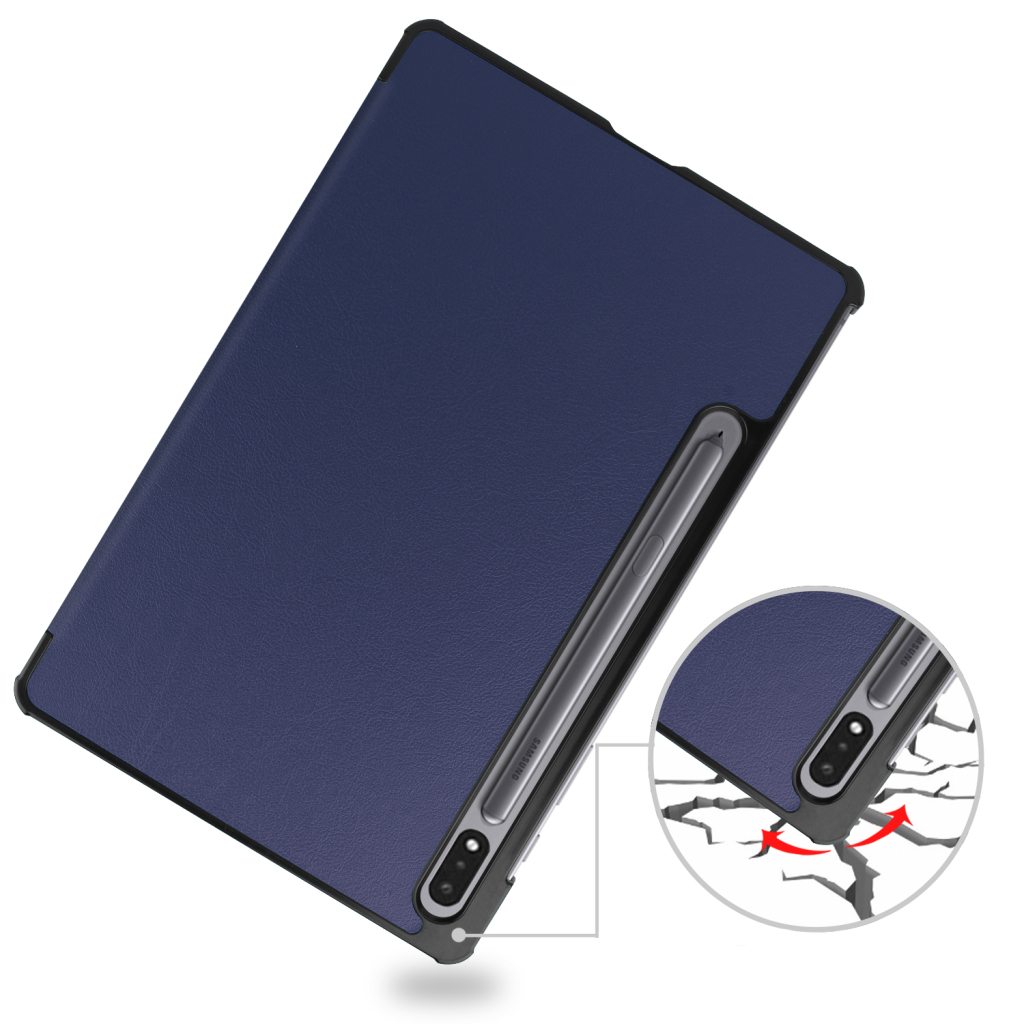 Чохол до планшета BeCover Smart Case Samsung Galaxy Tab S10 FE (SM-X520/SM-X526) 10.9" Deep Blue (713274) - фото 6 Чохол до планшета BeCover Smart Case Samsung Galaxy Tab S10 FE (SM-X520/SM-X526) 10.9" Deep Blue (713274) - фото 6