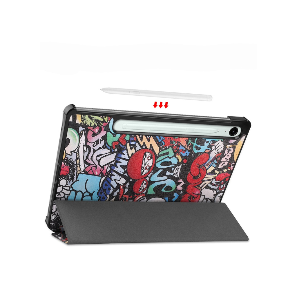 Чохол до планшета BeCover Smart Case Samsung Galaxy Tab S10 FE (SM-X520/SM-X526) 10.9" Graffiti (713285) - фото 5 Чохол до планшета BeCover Smart Case Samsung Galaxy Tab S10 FE (SM-X520/SM-X526) 10.9" Graffiti (713285) - фото 5