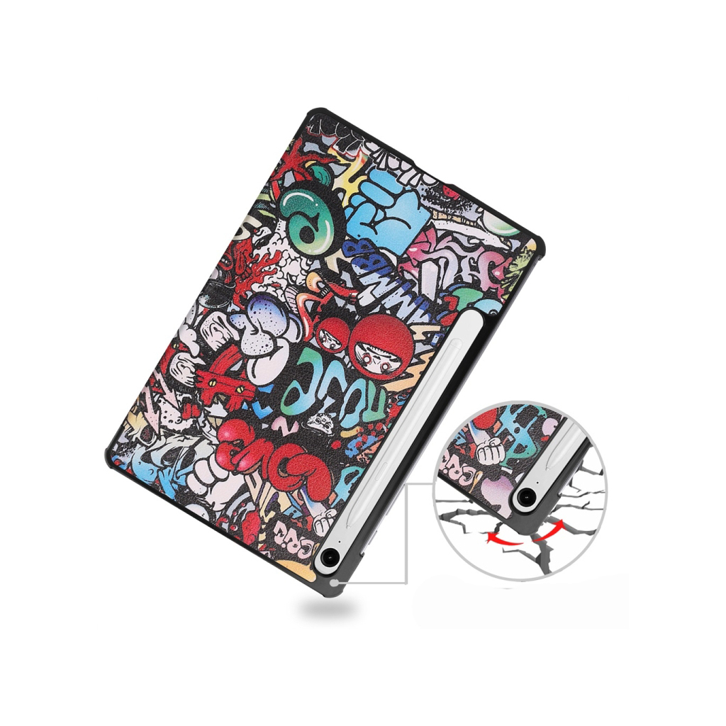 Чохол до планшета BeCover Smart Case Samsung Galaxy Tab S10 FE (SM-X520/SM-X526) 10.9" Graffiti (713285) - фото 6 Чохол до планшета BeCover Smart Case Samsung Galaxy Tab S10 FE (SM-X520/SM-X526) 10.9" Graffiti (713285) - фото 6